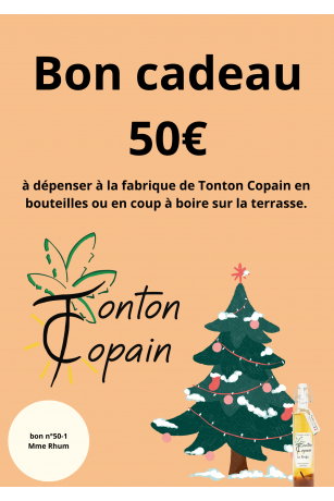 Bon cadeau de 50€